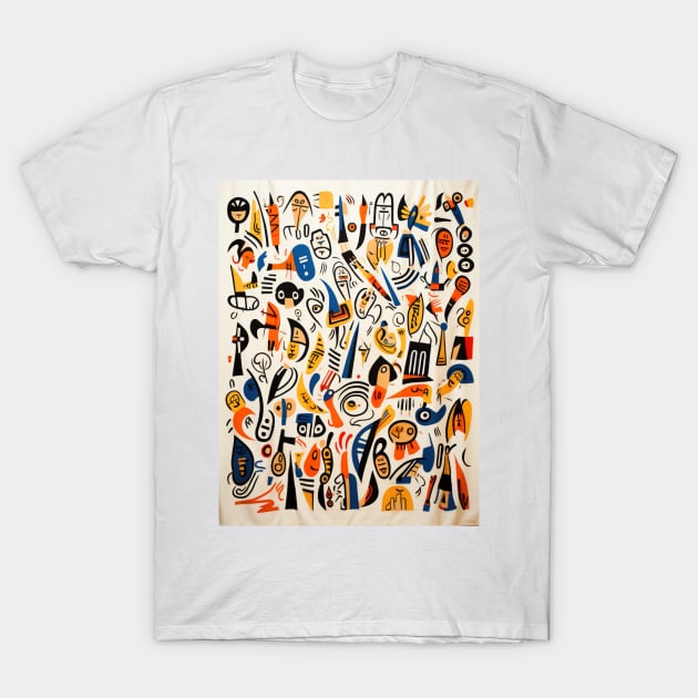 Abstract Fantasy Graffiti T-Shirt by 2088DesignLab